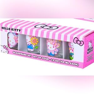 Brand new hellokitty mini glassware
